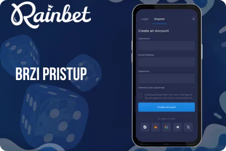 Brzi pristup i registracija putem aplikacije