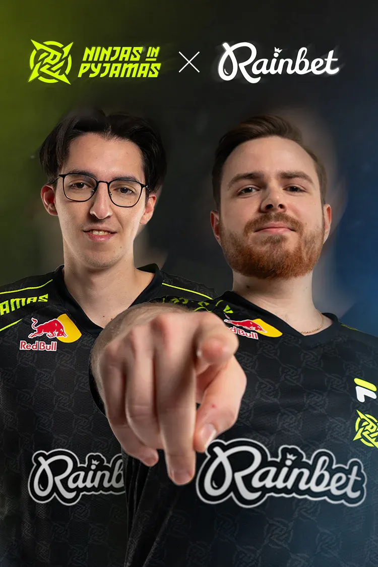 Rainbet and Ninjas in Pyjamas partnership – Official CS2 sponsor announcement
