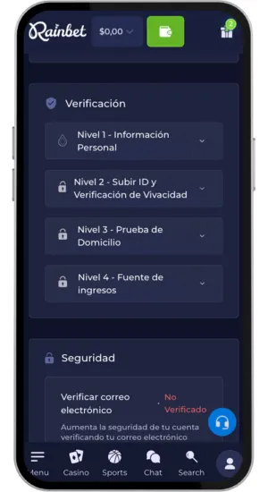 Verificación de cuenta