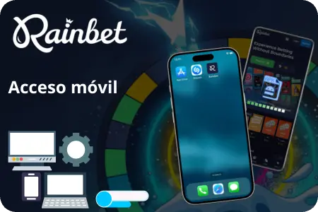 Compatibilidad móvil de Rainbet, acceso fácil desde smartphone y otros dispositivos