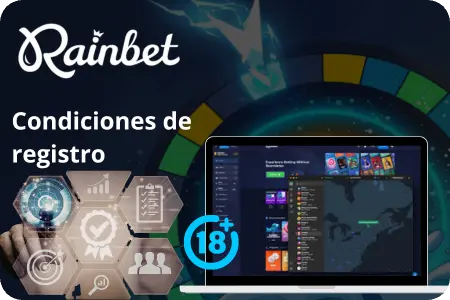 Requisitos de registro en Rainbet, información necesaria para crear una cuenta