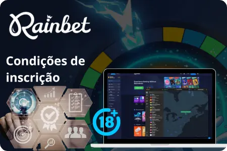 Requisitos de registo no Rainbet, informações necessárias para criar uma conta