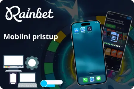 Mobilna kompatibilnost Rainbet-a, lak pristup s pametnog telefona i drugih uređaja