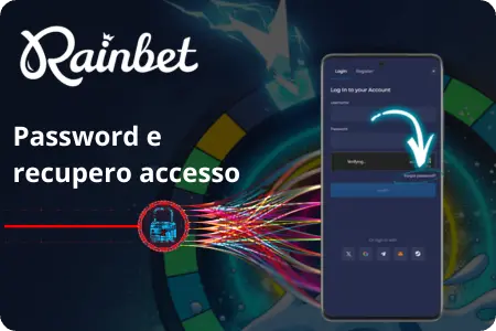 Opzioni di recupero password su Rainbet, ripristina l'accesso al tuo account