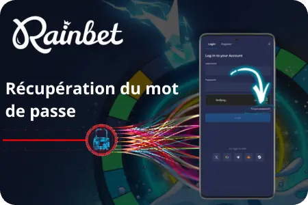 Options de récupération de mot de passe sur Rainbet, restaurez l'accès à votre compte
