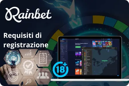 Requisiti di registrazione su Rainbet, informazioni necessarie per creare un account
