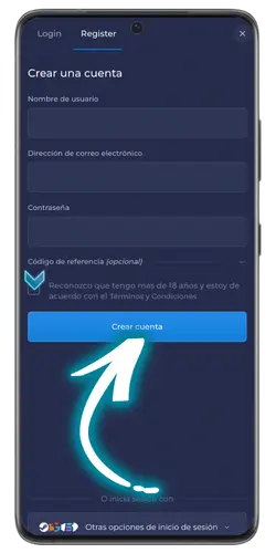 Confirmación de registro en Rainbet para activar tu cuenta