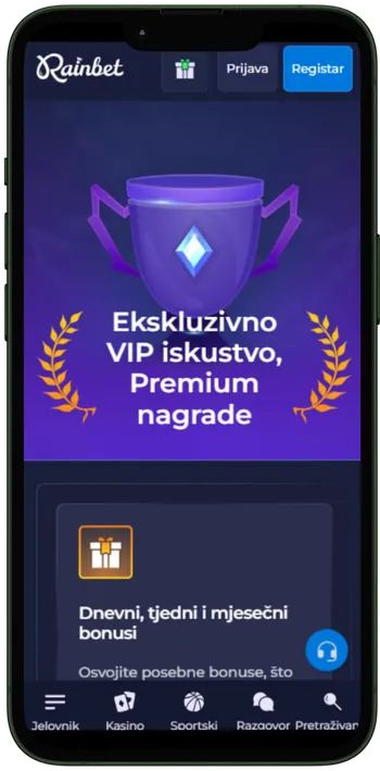 Rainbet profil korisnika