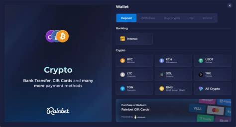 Metodi di Pagamento su Rainbet